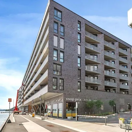 Seaside With Sea View - 2 Sunny Balconies - 6 Pax 아파트 오슬로